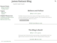Tablet Screenshot of blog.jamesrattazzi.com